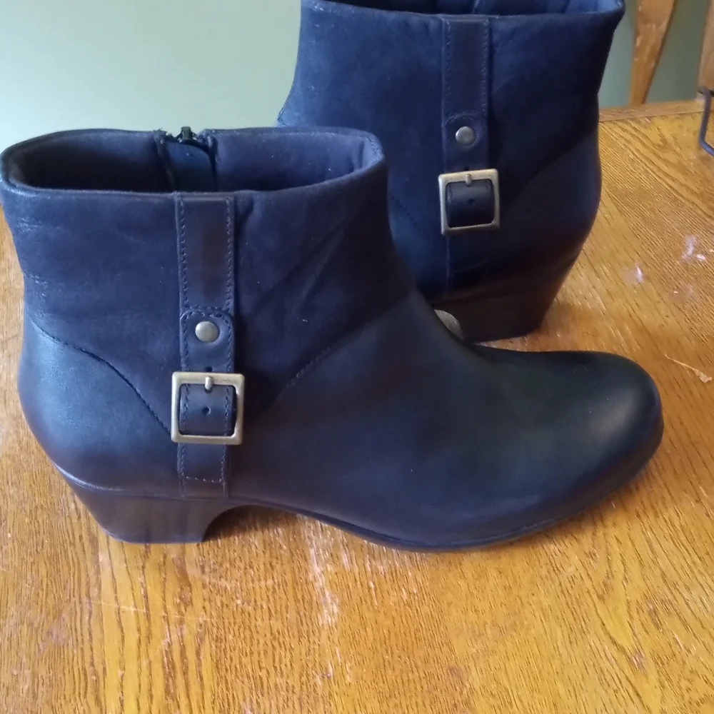 Clarks Classic Black Ankle Boots